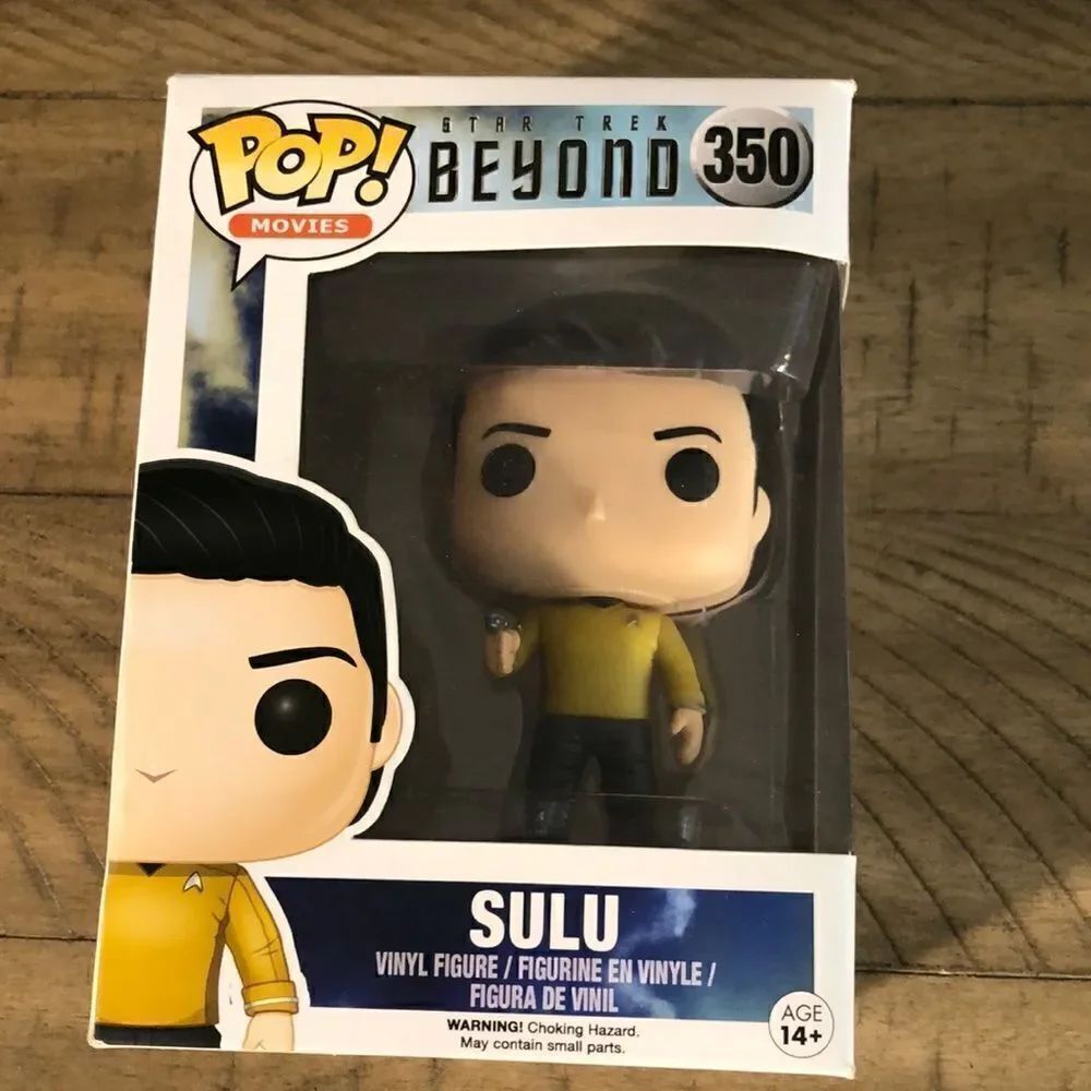 Sulu! POP! Action Figure 350 get your Star ⭐️ Trek on! New in Box. Funko